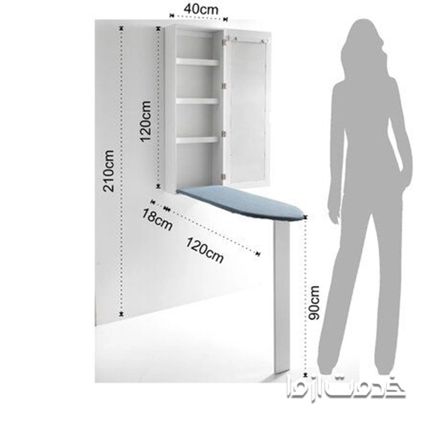 ساخت میز تاشو دیواری